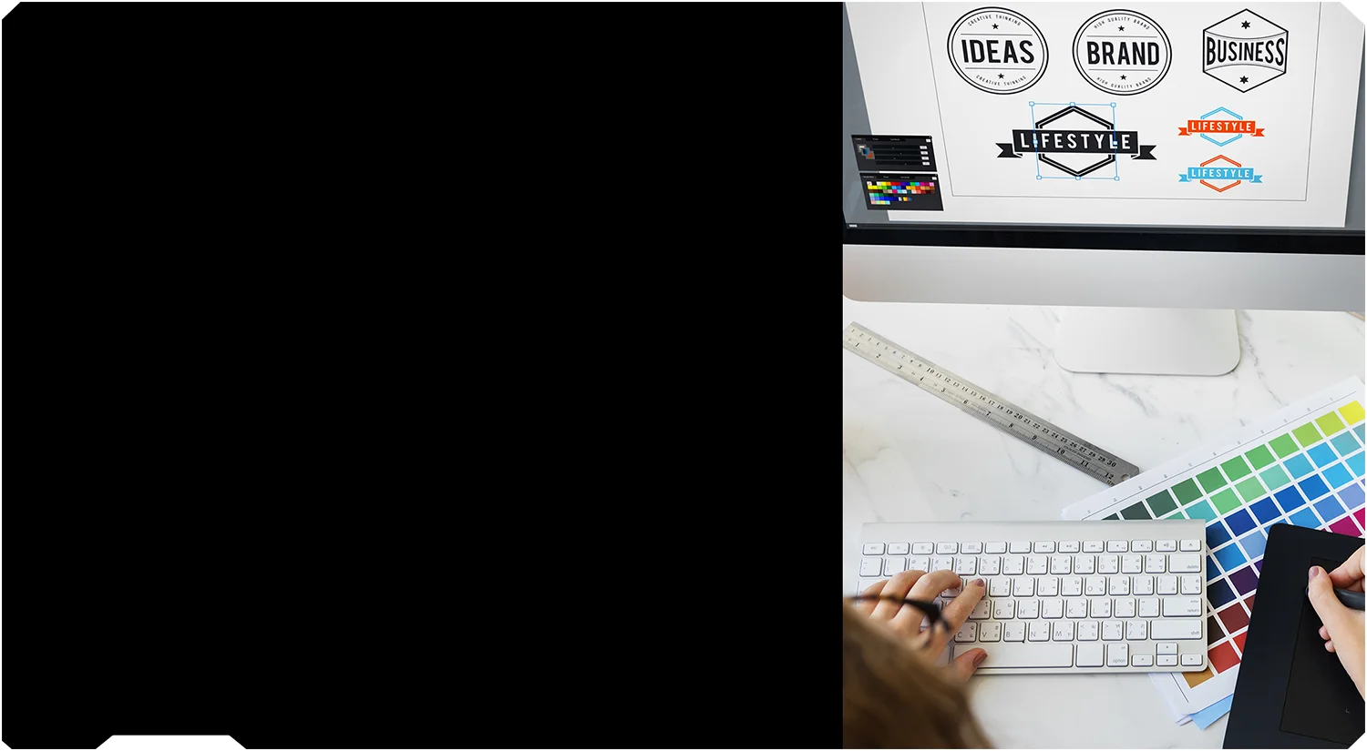 Chris standing up holding his daughter Elva